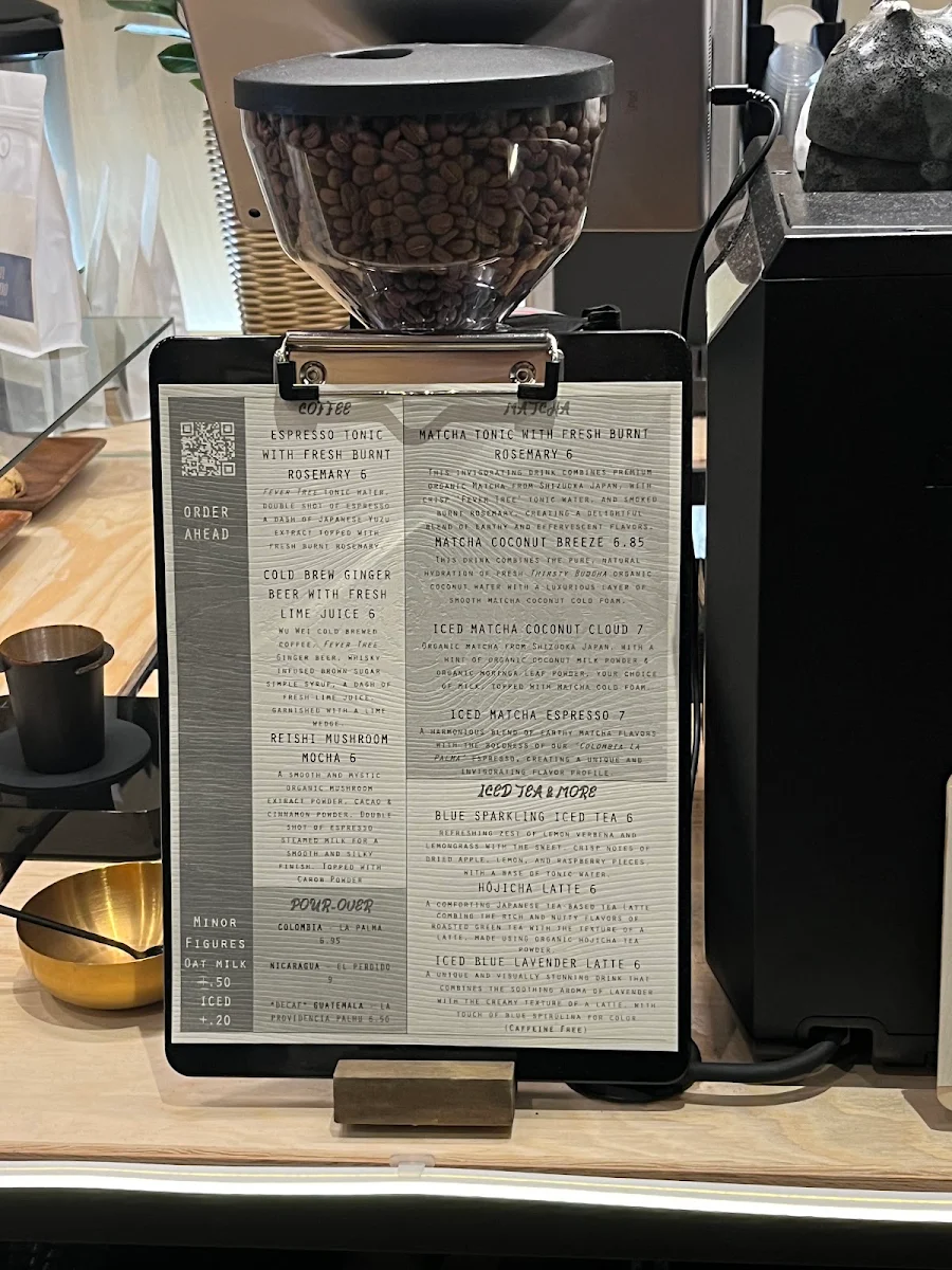 Menu, Wu Wei Coffee | 无为