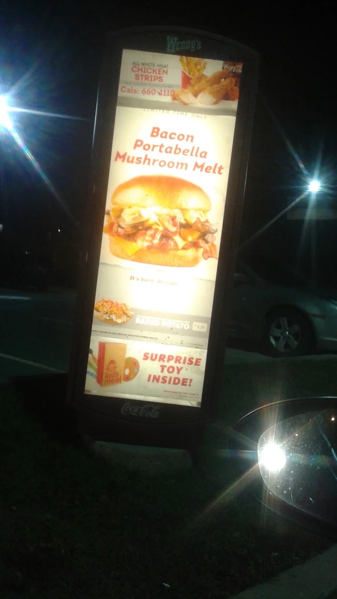 Menu, Wendy's