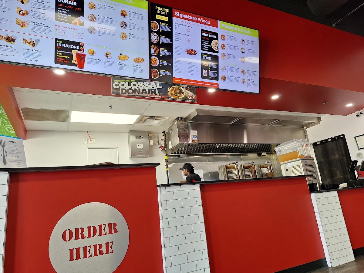 Menu, Prairie Donair Steinbach