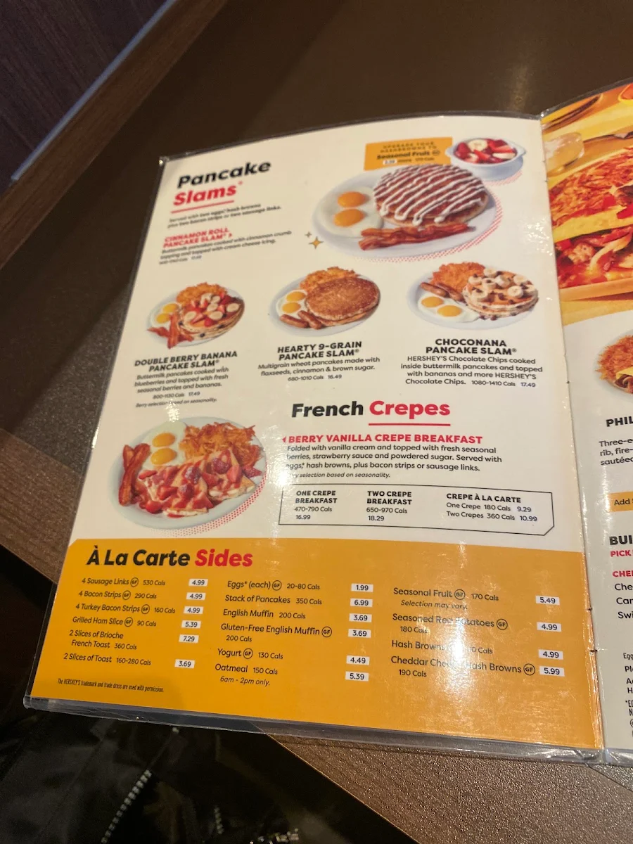 Menu, Denny's Restaurant Kamloops North