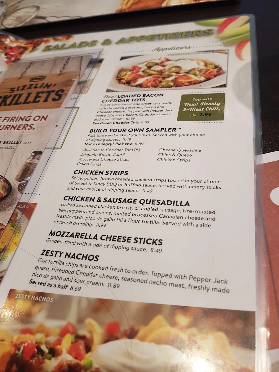 Menu, Denny's Restaurant Kamloops North
