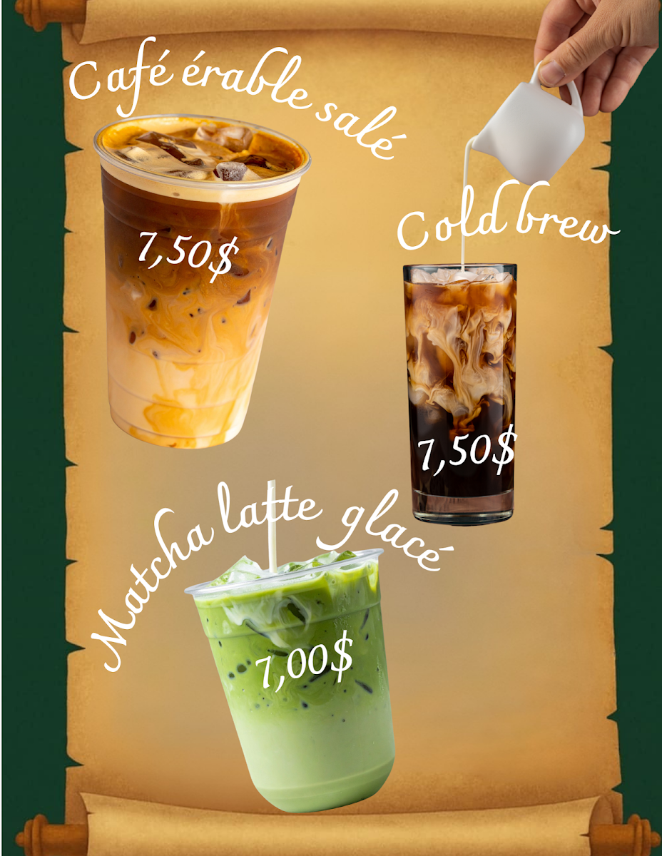 Menu, Quêtes et Café
