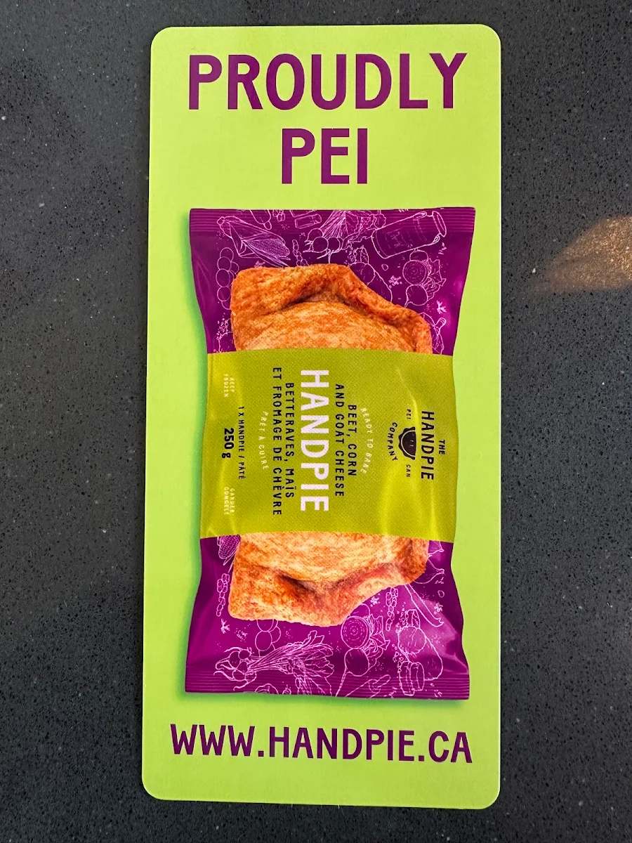 Menu, The Handpie Company - Cavendish
