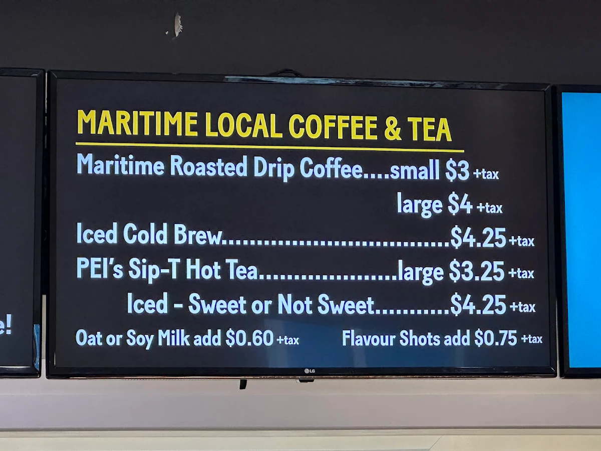 Menu, The Handpie Company - Cavendish