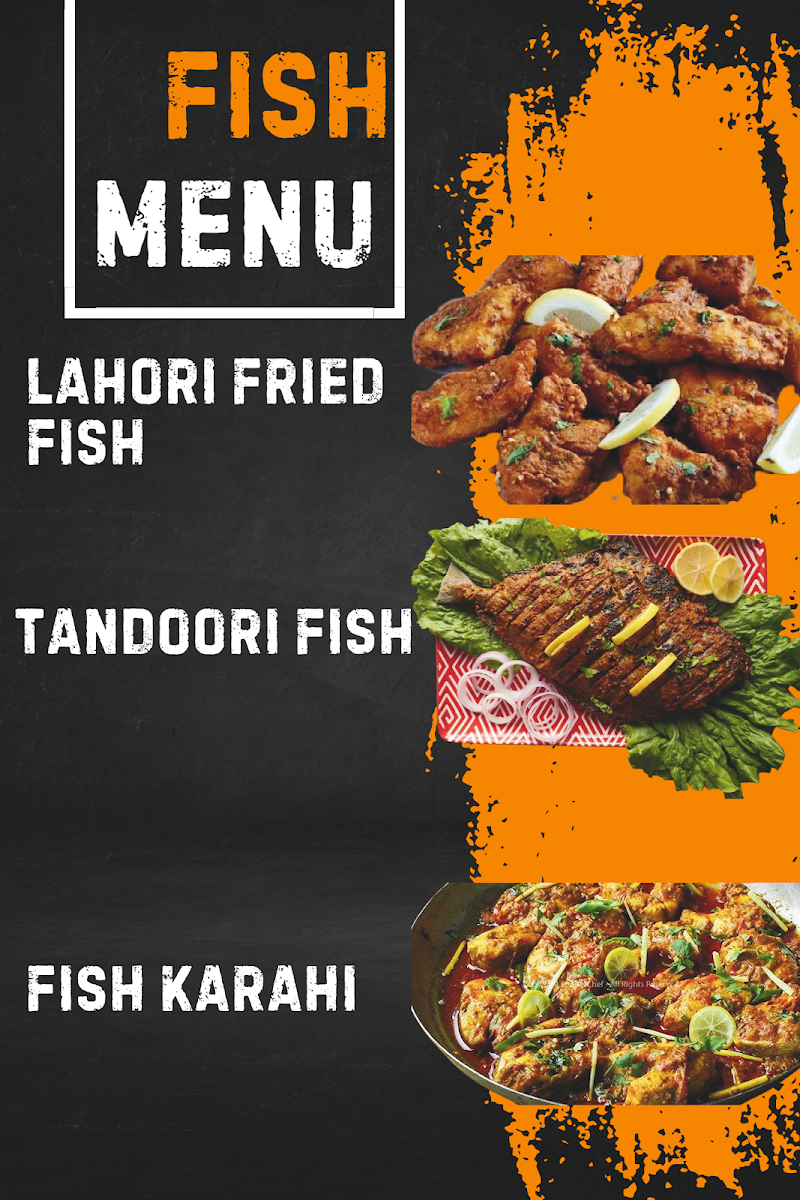 Menu, Namkeen Tandoori Halal
