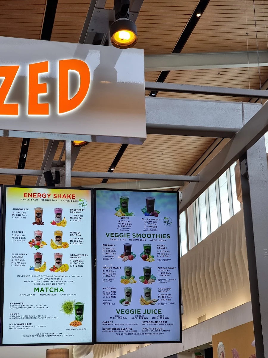 Menu, Freshly Squeezed