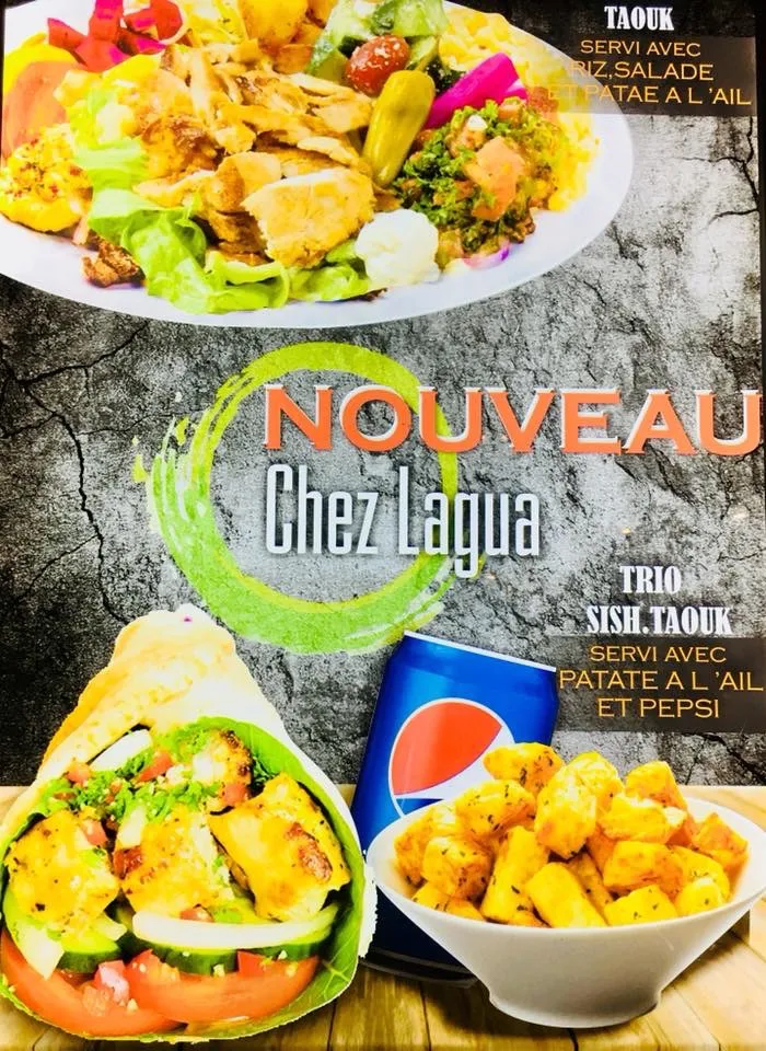 Menu, Pizza Lagua