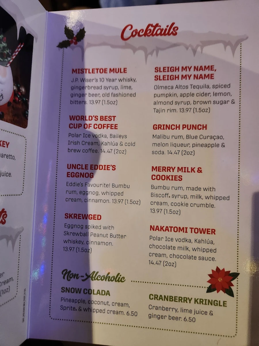 Menu, Jack Astor's Bar & Grill St Catharines