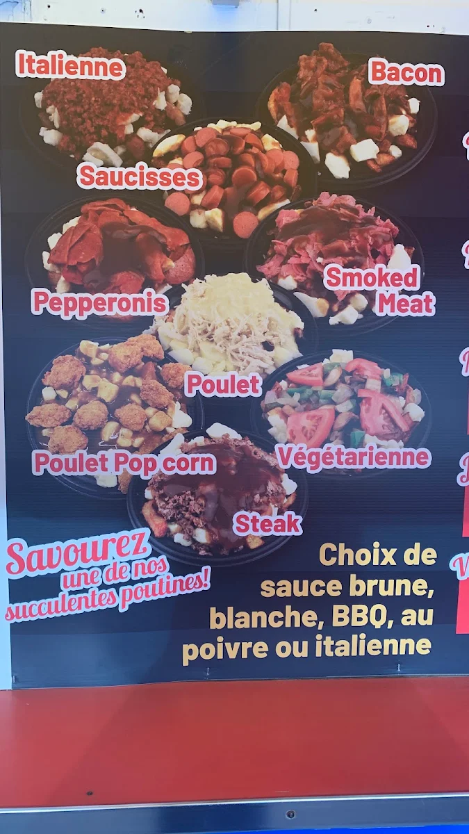 Menu, Chez Lou Patate