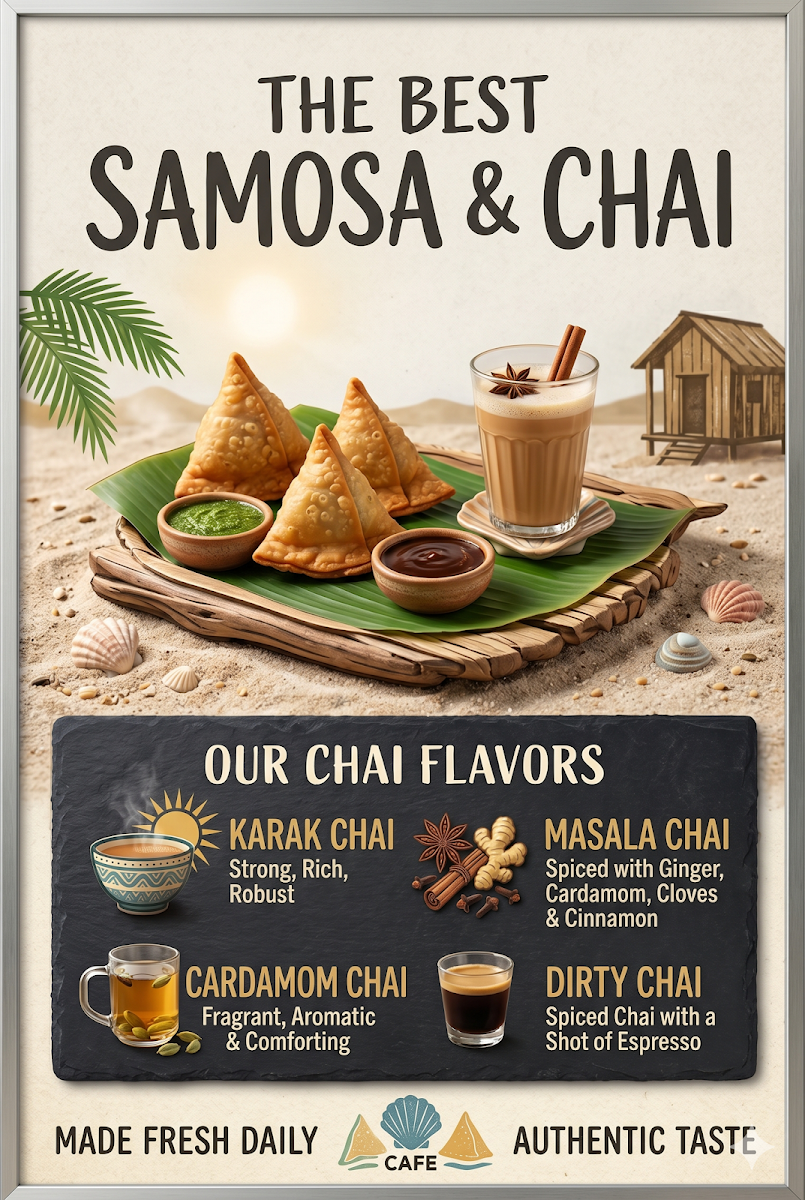 Menu, Spice Shack