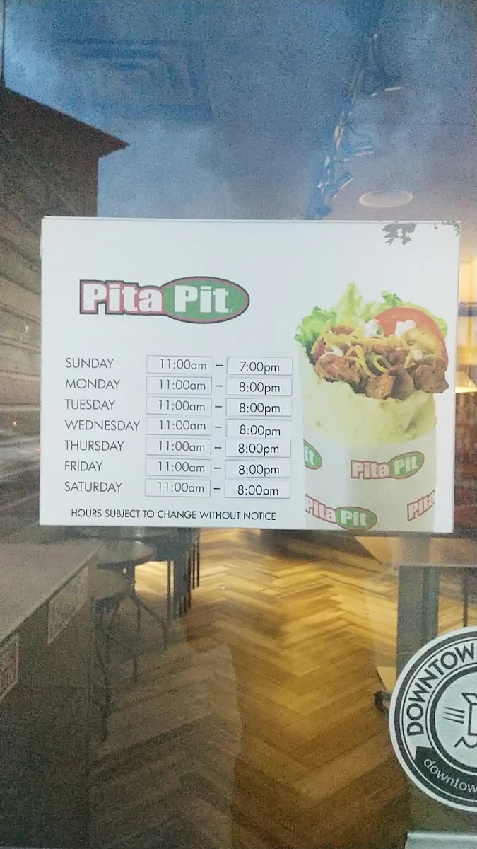 Menu, Pita Pit