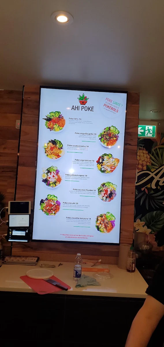 Menu, Ahi Poke Jarry