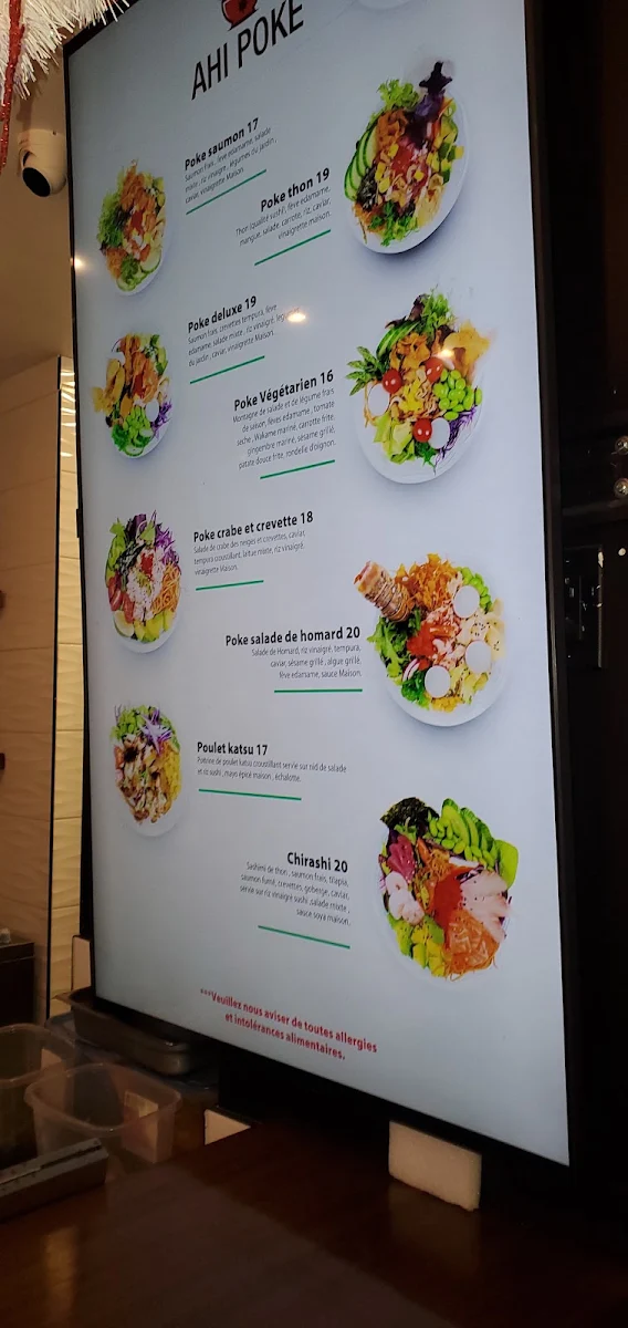 Menu, Ahi Poke Jarry