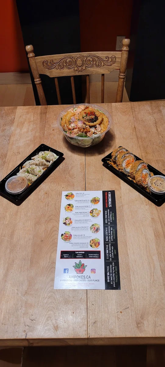 Menu, Ahi Poke Jarry