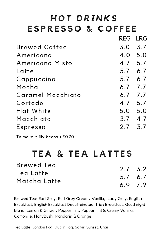 Menu, JAVA TIME