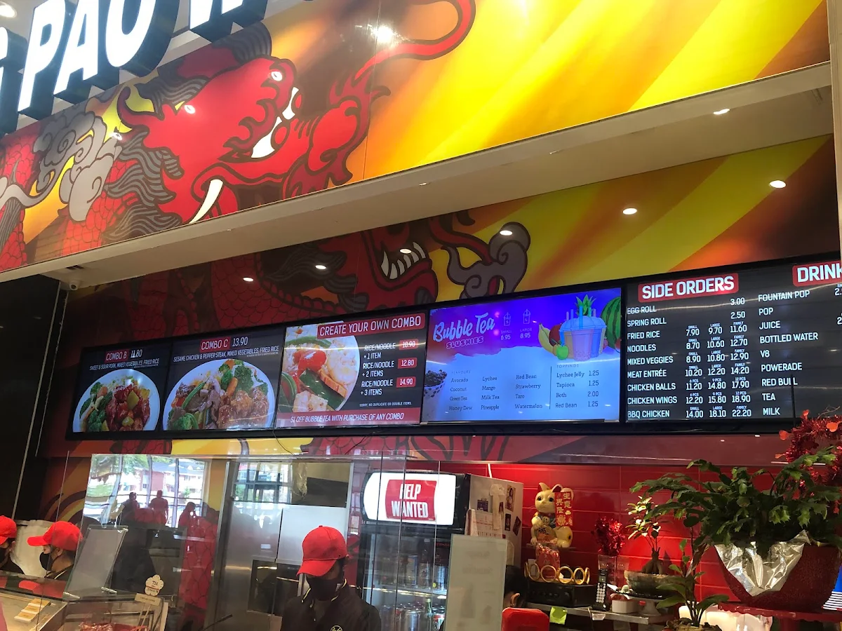 Menu, Kung Pao Wok