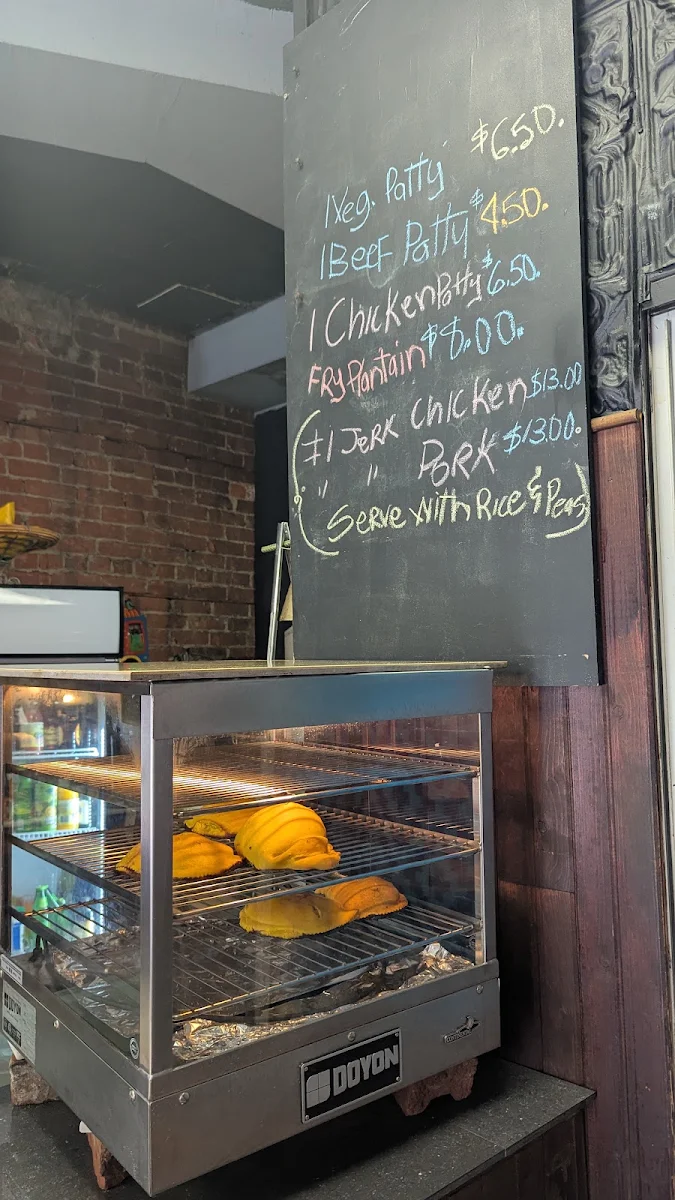 Menu, Caribbean Queen of Patties