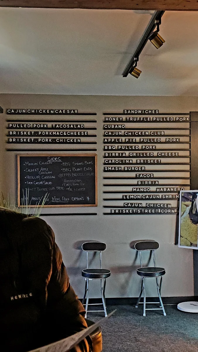 Menu, Bistro On B