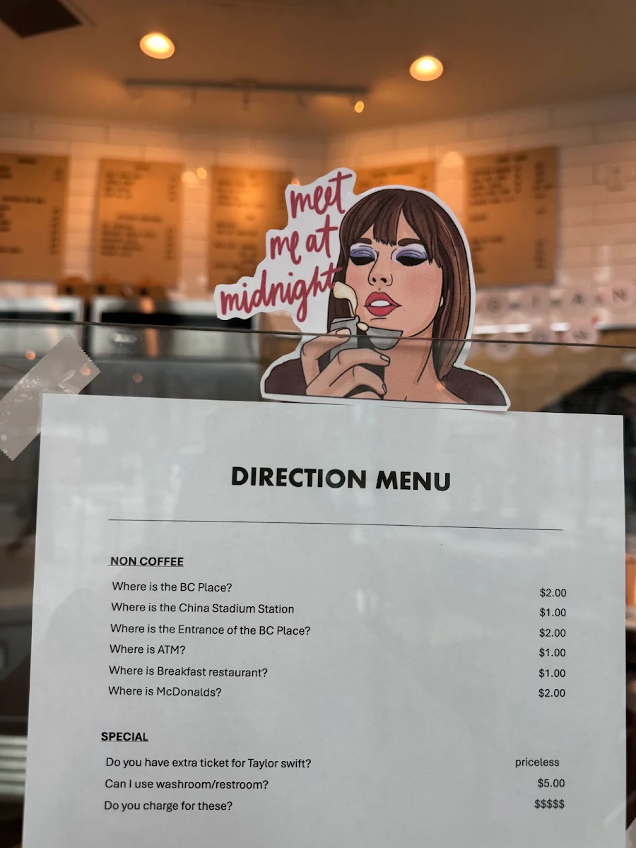 Menu, Artigiano Robson