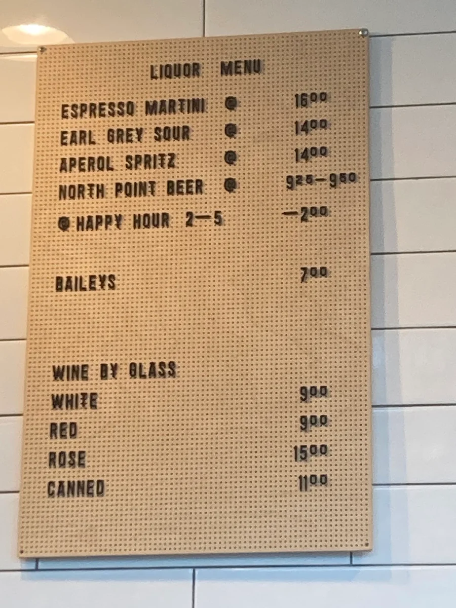 Menu, Artigiano Robson