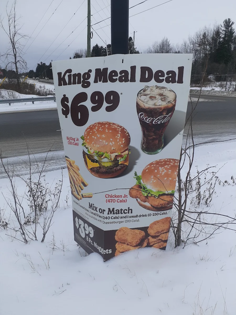 Menu, Burger King