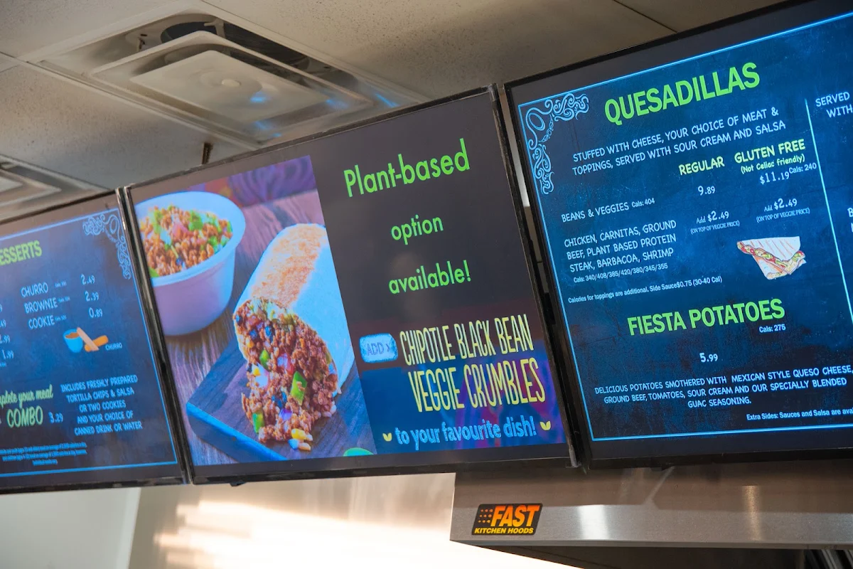 Menu, Guac Mexi Grill