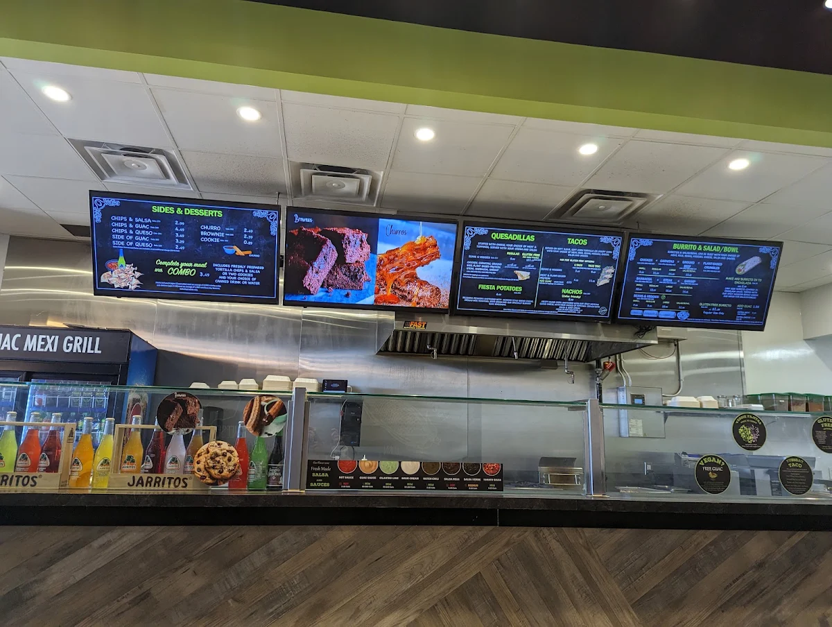 Menu, Guac Mexi Grill