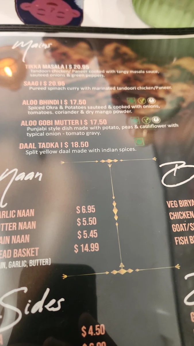 Menu, Port Social By Currywala