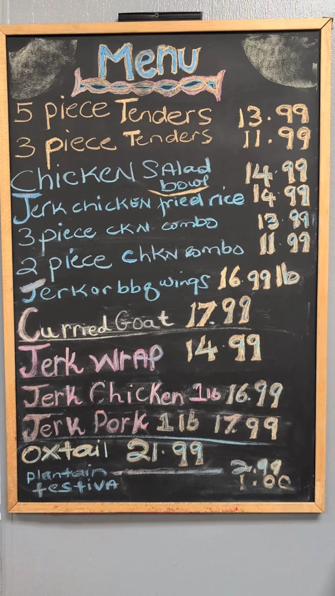 Menu, Spicy Cocina Chicken Hut