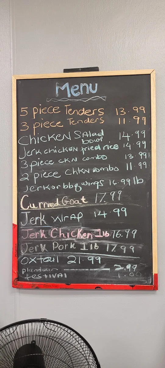 Menu, Spicy Cocina Chicken Hut