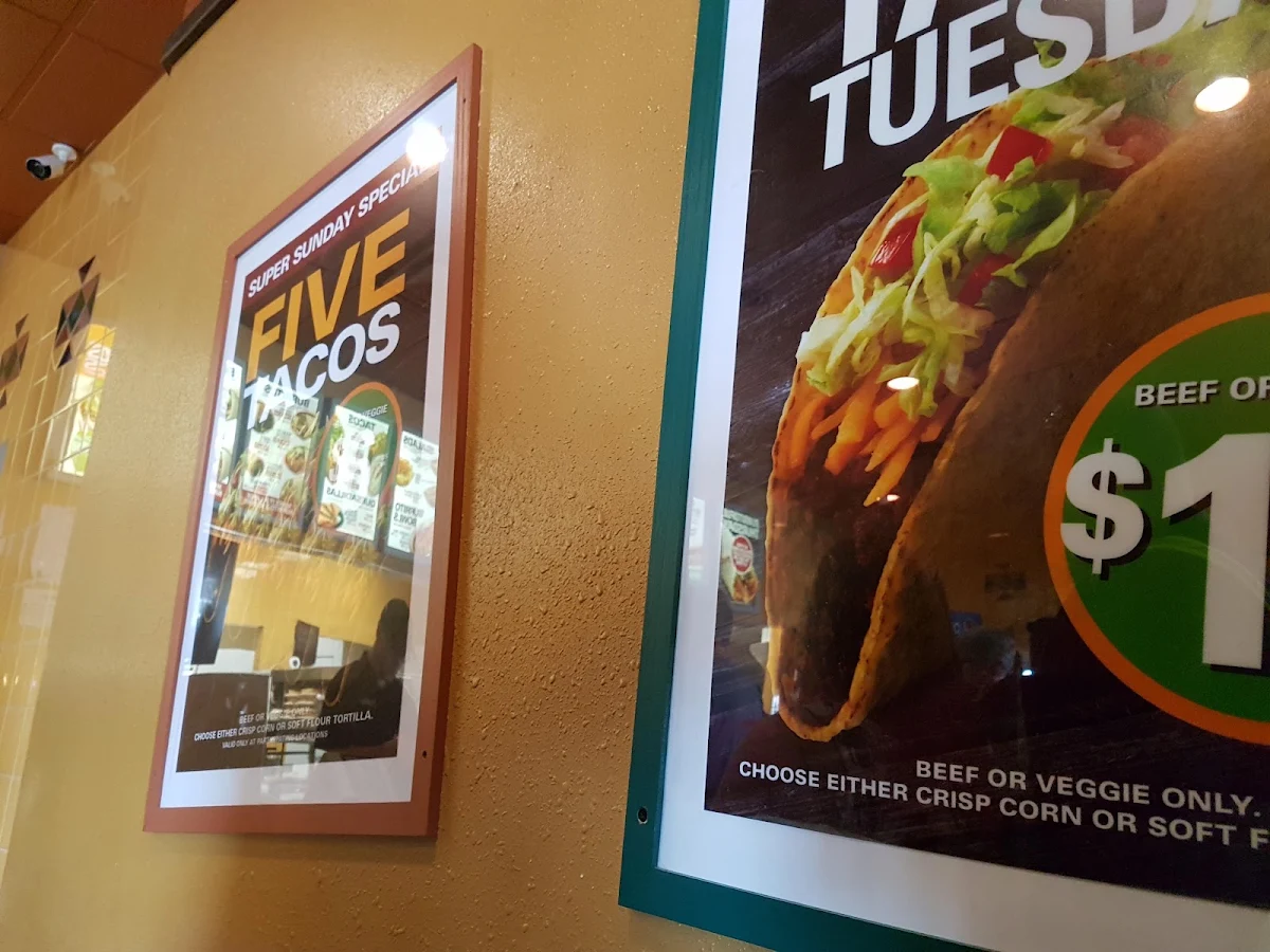 Menu, TacoTime