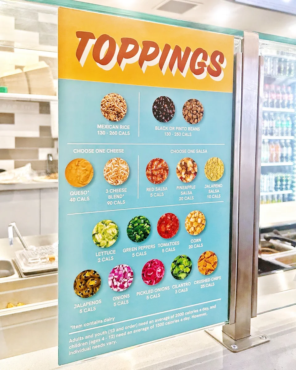 Menu, barBURRITO