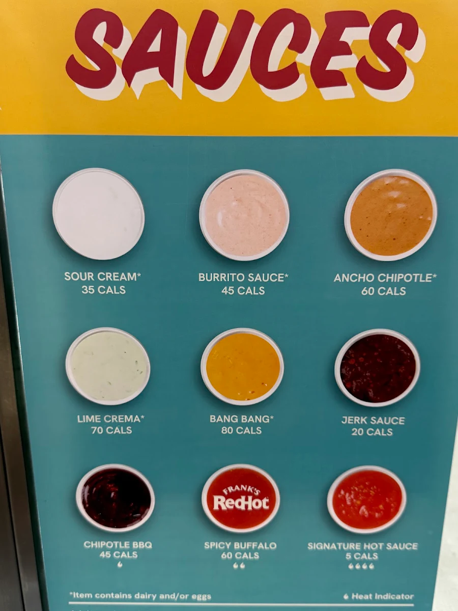 Menu, barBURRITO