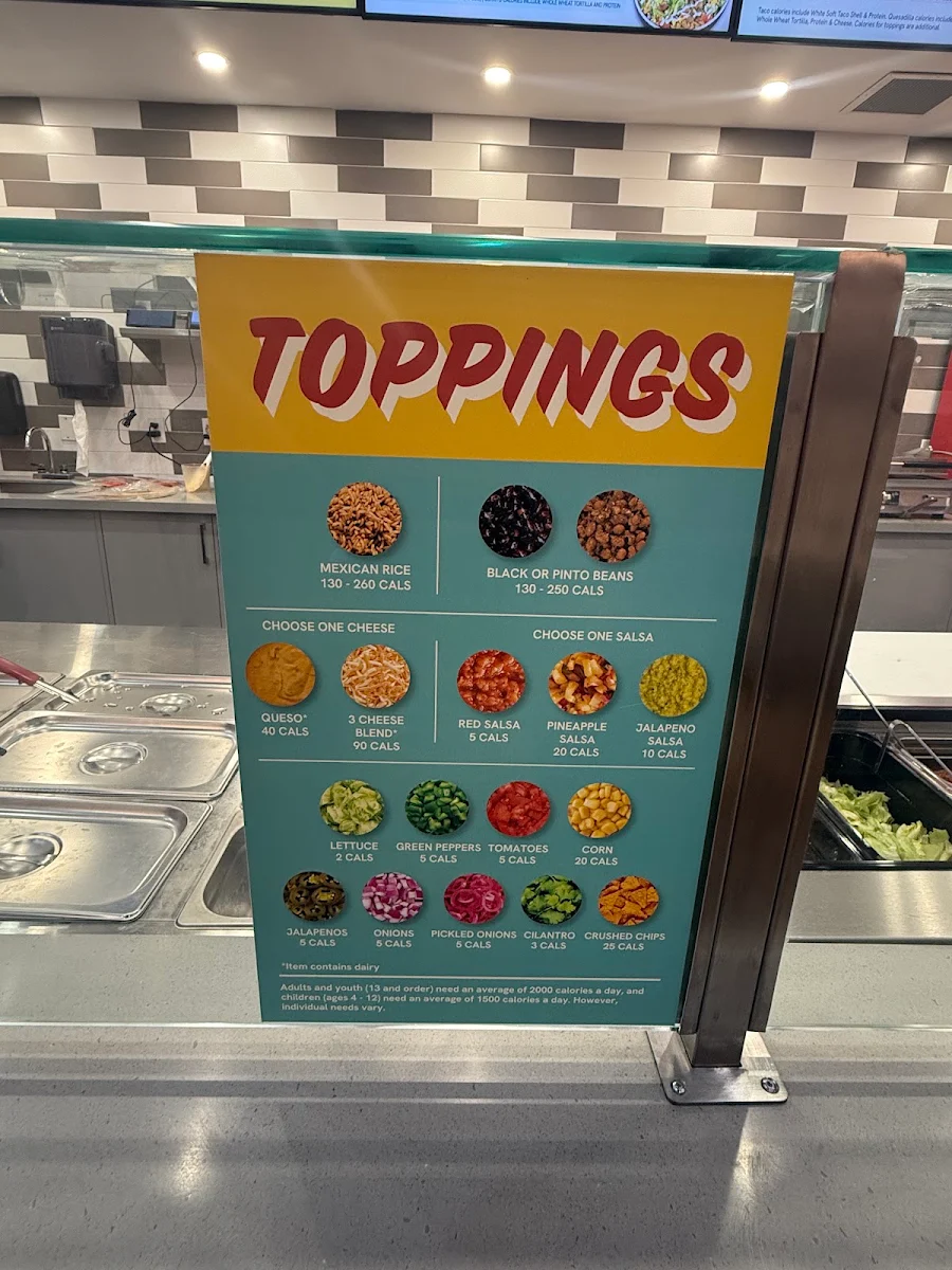Menu, barBURRITO
