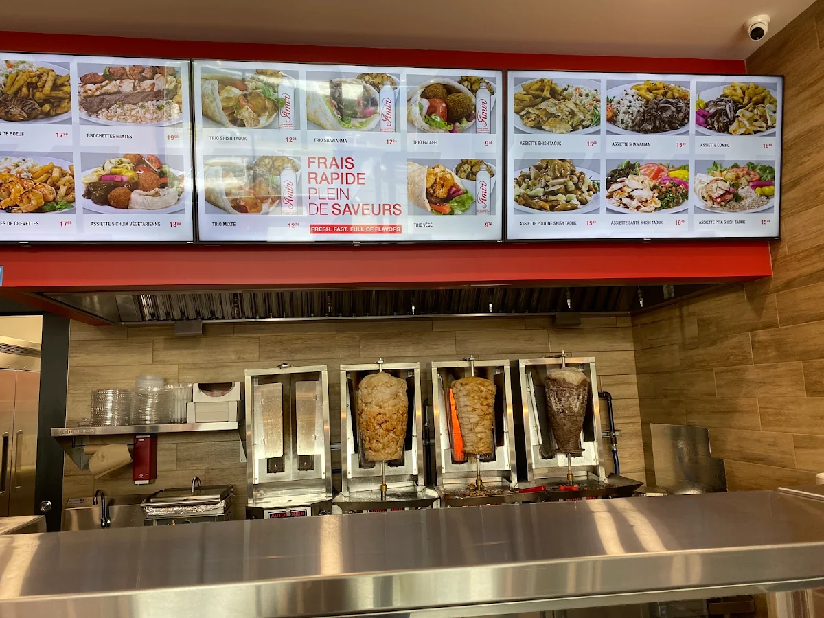 Menu, Amir Rigaud