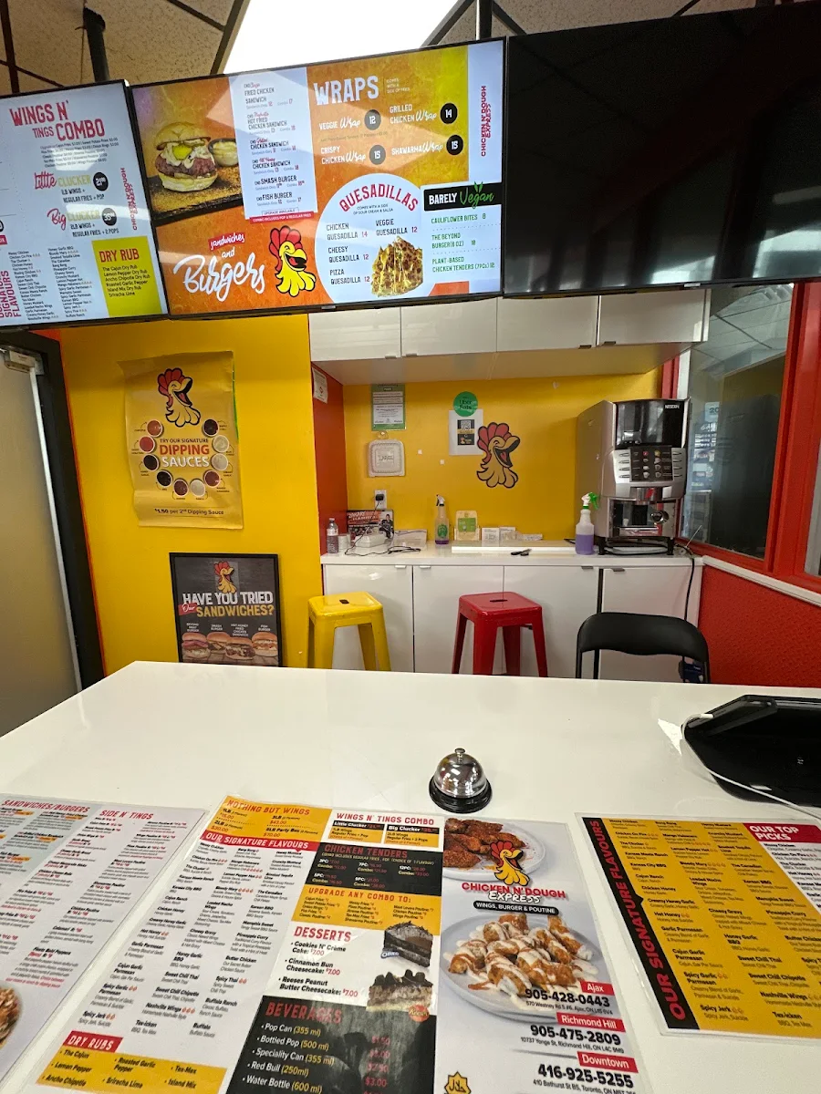 Menu, Chicken N' Dough Express - Uxbridge
