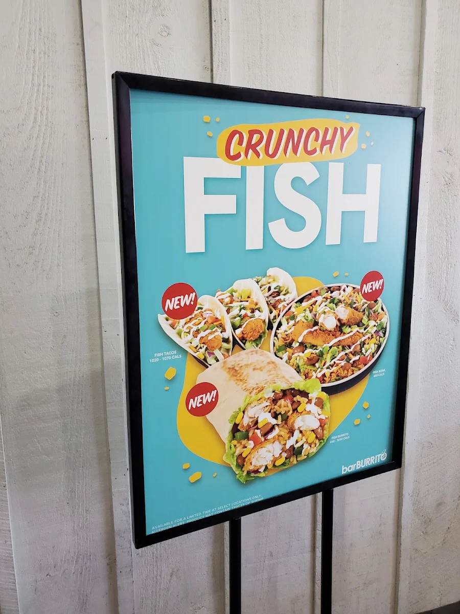 Menu, barBURRITO