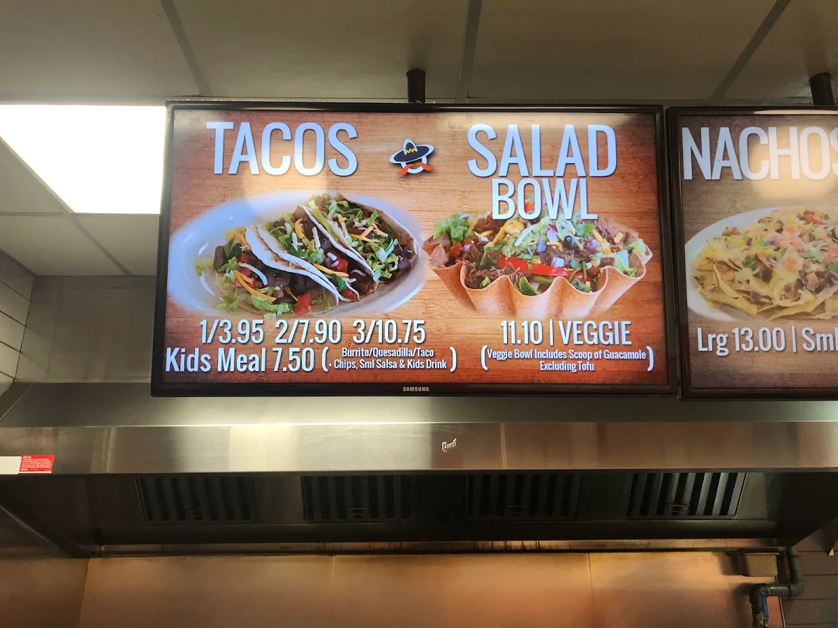 Menu, Burrito Gringo Mexican Grill (Merivale)