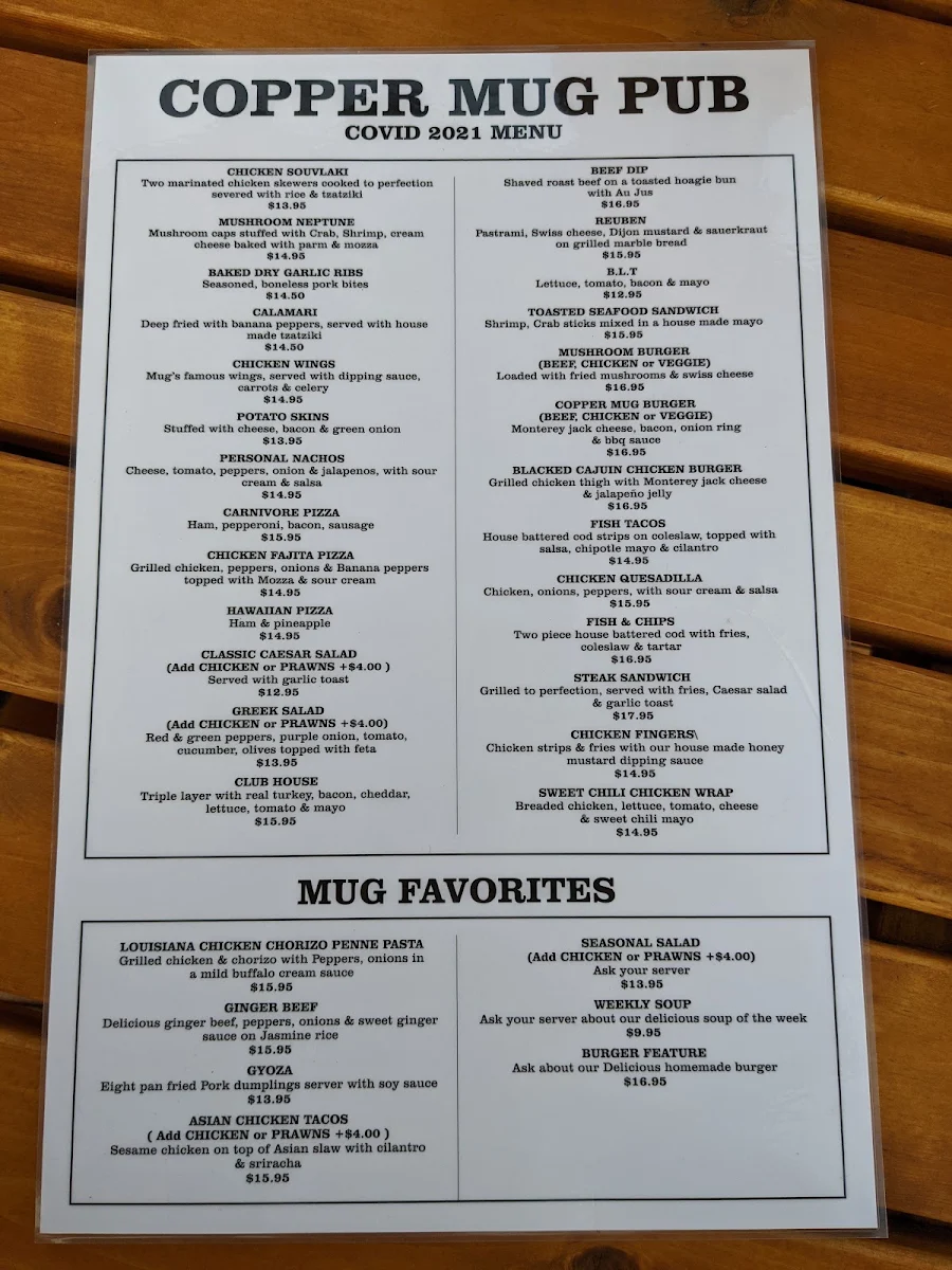 Menu photo 1