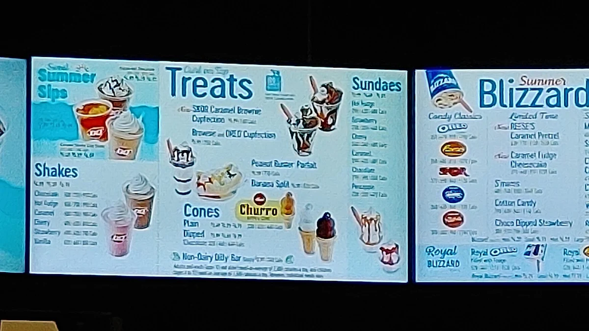 Menu, Dairy Queen Grill & Chill