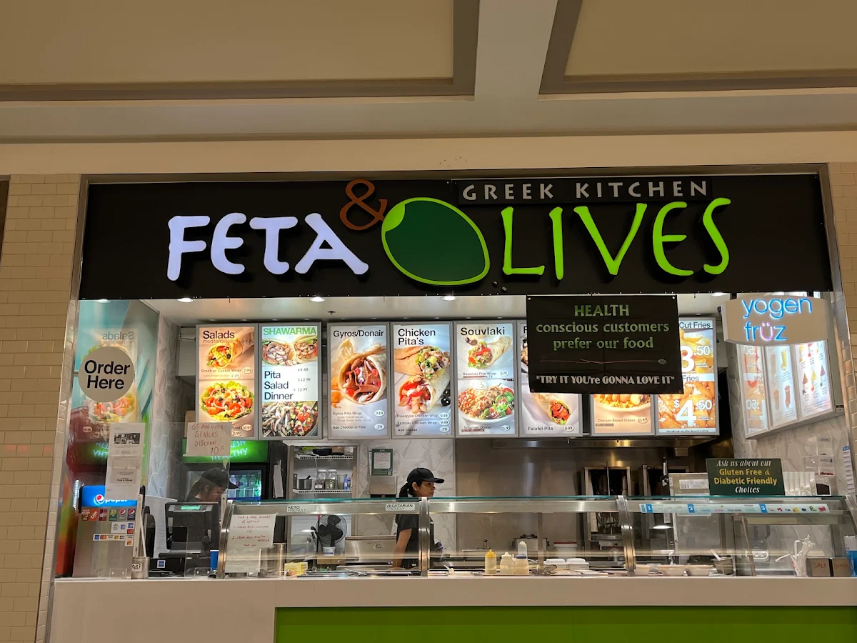 Menu, Feta and Olives