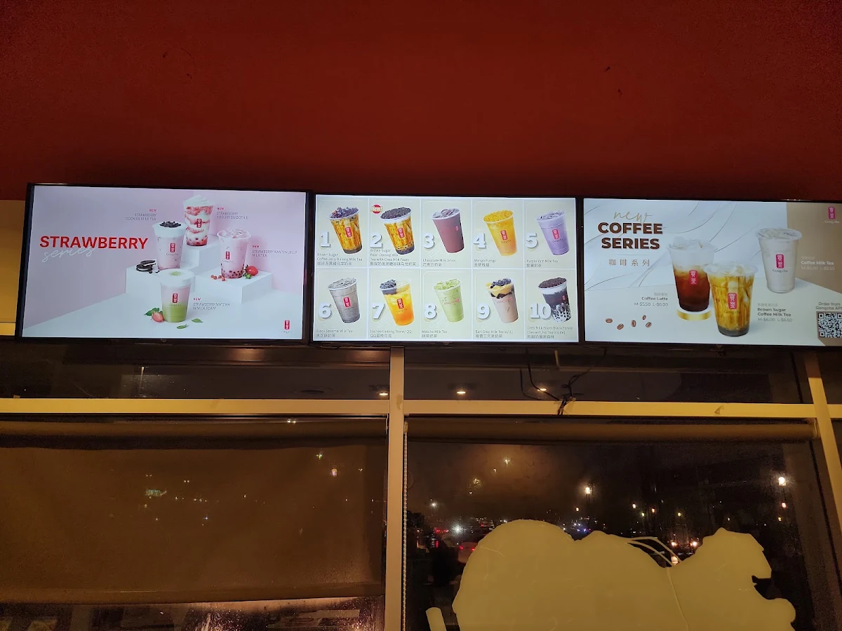 Menu, Gong cha