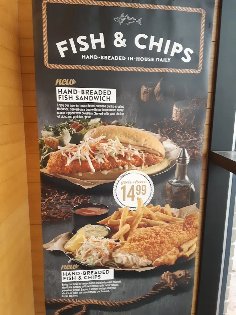Menu, Swiss Chalet