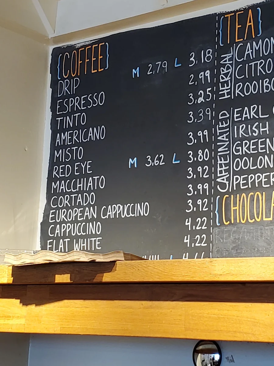 Menu, Café Qui Pense