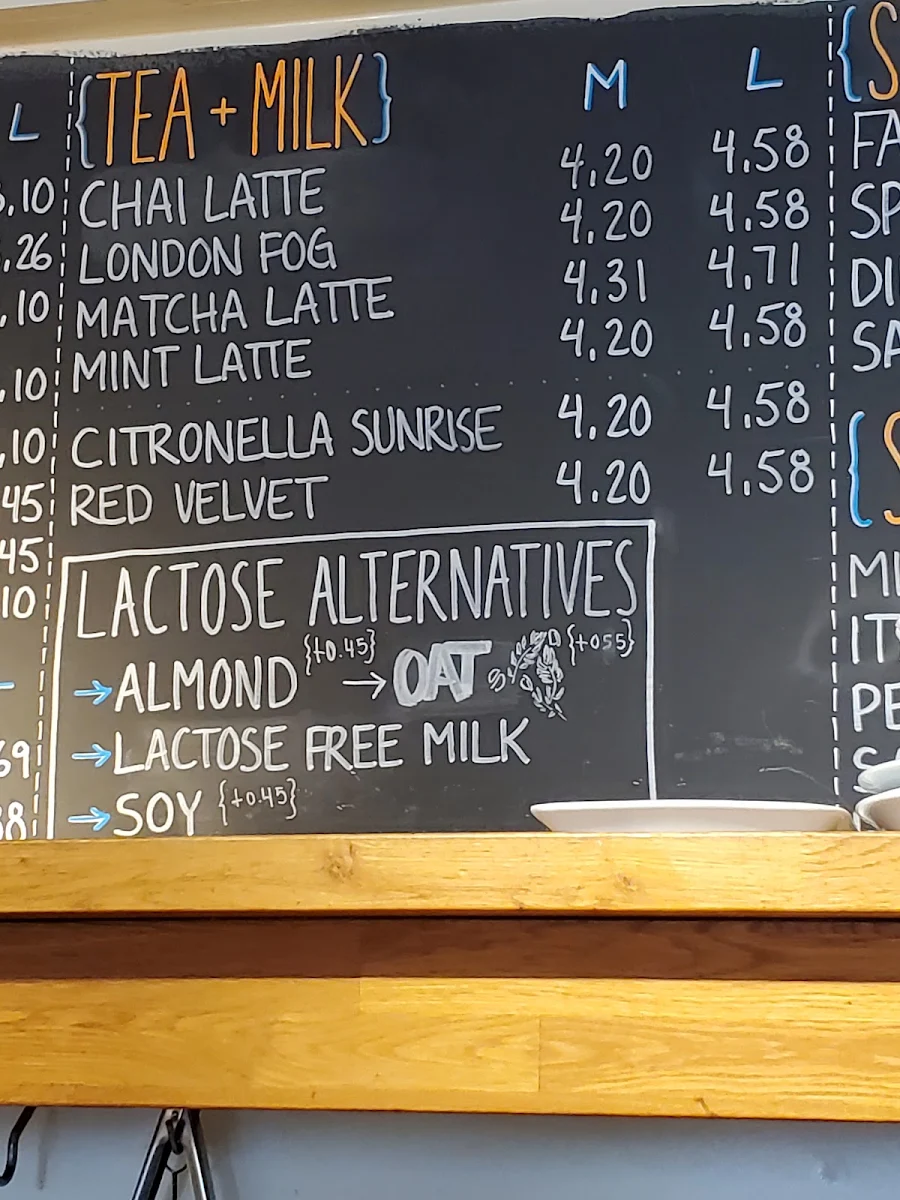 Menu, Café Qui Pense