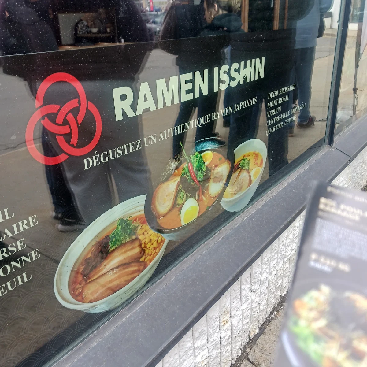 Menu, Ramen Isshin Ste Therese