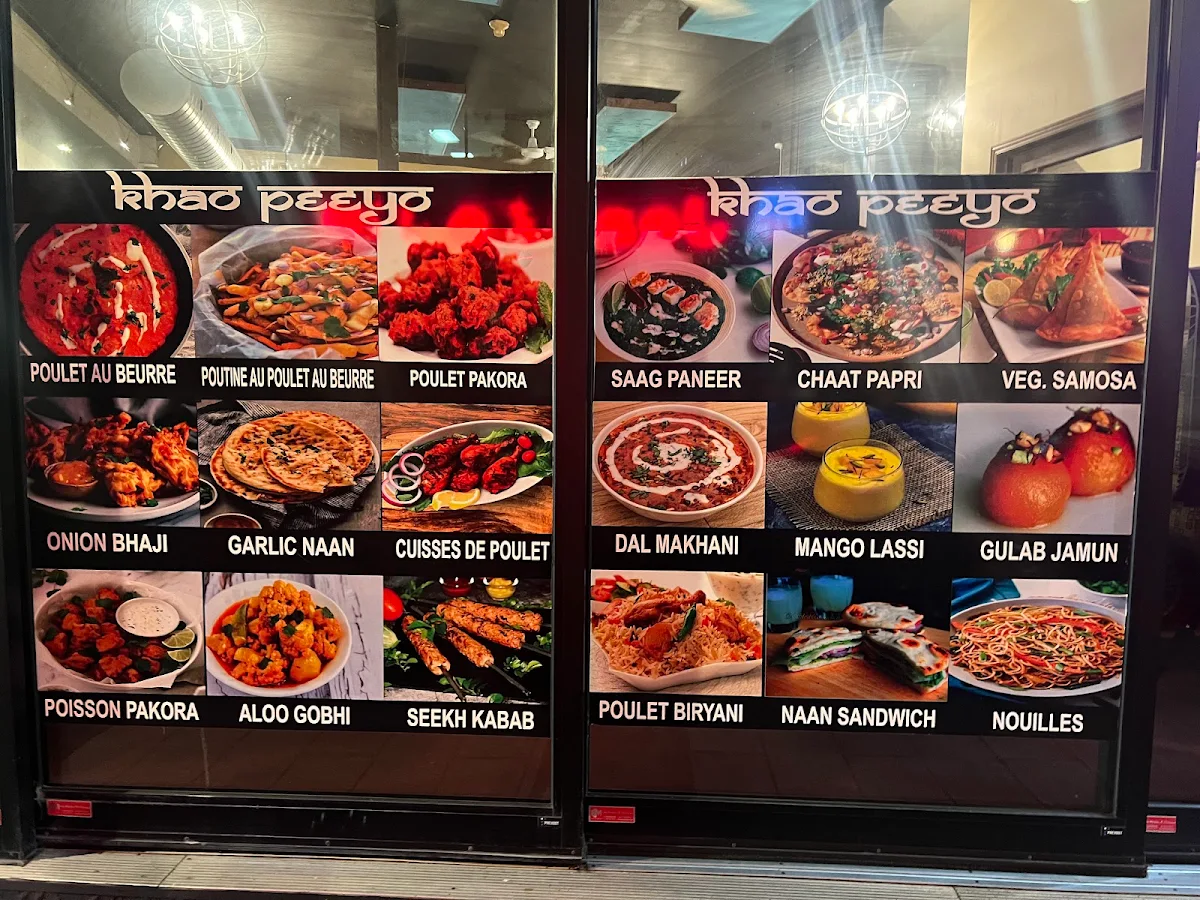 Menu, Khao peeyo