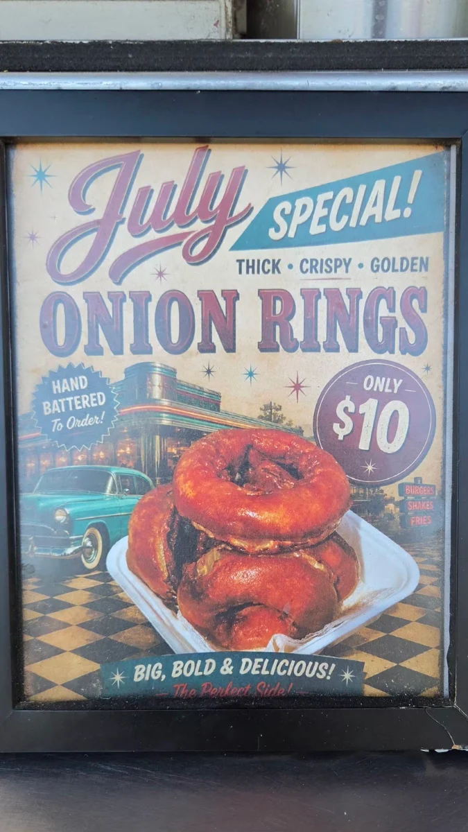 Menu, The French Fry Guy