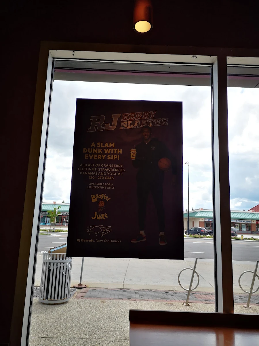 Menu, Booster Juice