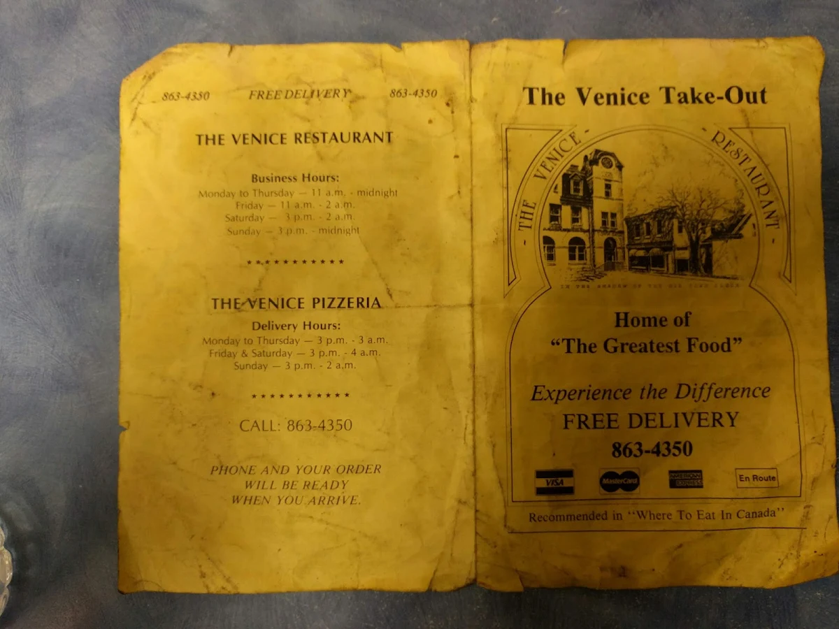 Menu, Marino Pizza And Wings